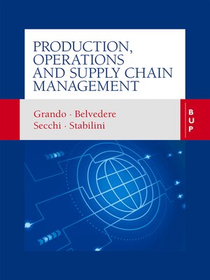 cover image of Production, Operations and Supply Chain Management